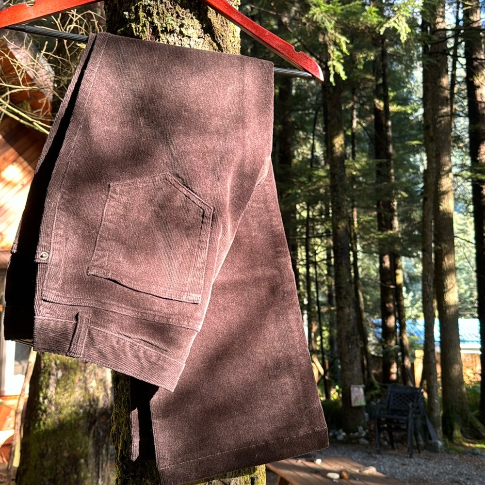 NWO tags Lands End Brown Boot-cut corduroy pants
